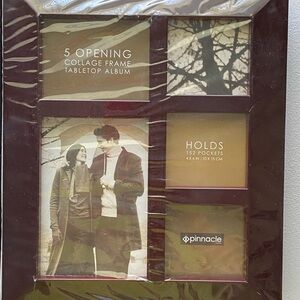 Brown Collage Frame Tabletop Album NWT